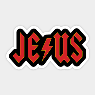 JE/US - Jesus Is A Rockstar Sticker